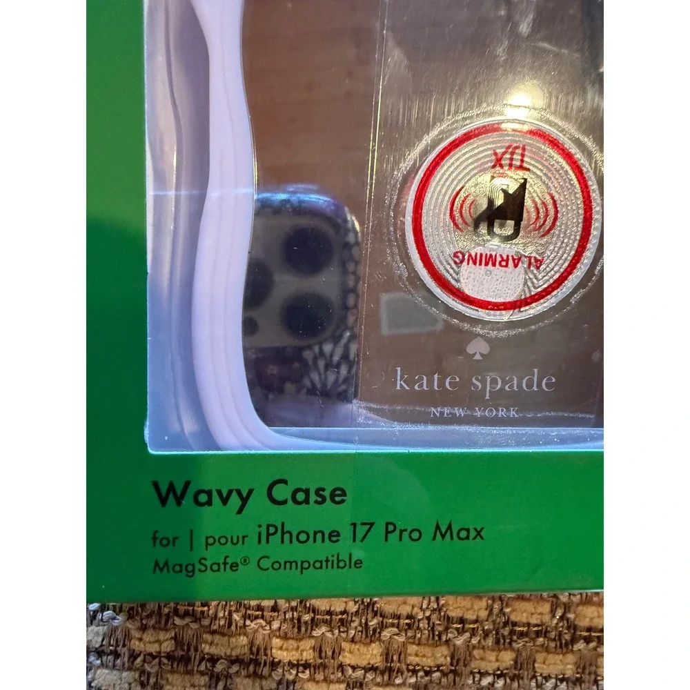 Kate Spade Wavy Case iPhone 17 Pro Max Pink New Mirror MagSafe Protective Cover